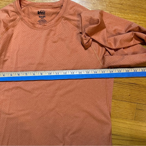 REI CO OP Shirt Mens Small  Orange Long Sleeve Active Wilderness Outdoor(b4 - Picture 6 of 6